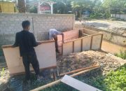 Hari Ke-3, Pembangunan Jembatan Merah Putih Presisi di Desa Sungai Kuning Masuki Tahap Awal