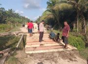 Polres Bengkalis Bangun Jembatan Merah Putih Presisi Tahap II, Perkuat Akses Warga