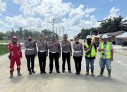 Ditlantas Polda Riau Cek Jalur Lintas Timur KM 83, Soroti Aspek Keselamatan di Area Proyek