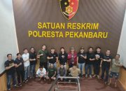 Polda Riau Ciduk Preman Berkedok Debt Collector di Pekanbaru