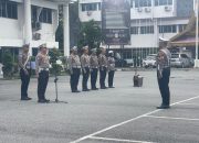 Dirlantas Polda Riau Pimpin Apel Pagi dan Berikan Penghargaan kepada Personel Berprestasi