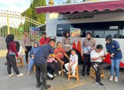 Ditlantas Polda Riau Edukasi Keselamatan Berlalu Lintas di CFD Pekanbaru, Sekaligus Sosialisasikan Riau Bhayangkara Run 2026