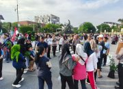 Polisi Menyapa di CFD Pekanbaru, Ditlantas Polda Riau Tebar Edukasi Keselamatan dan Semangat Green Policing