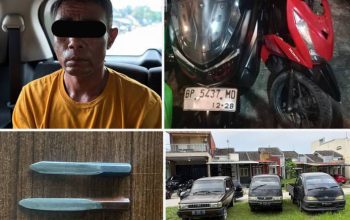 Ungkap Tiga Kasus Kriminal Sekaligus, Polda Riau Amankan 15 Kendaraan Hasil Kejahatan