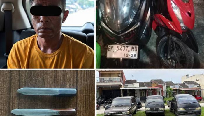 Ungkap Tiga Kasus Kriminal Sekaligus, Polda Riau Amankan 15 Kendaraan Hasil Kejahatan