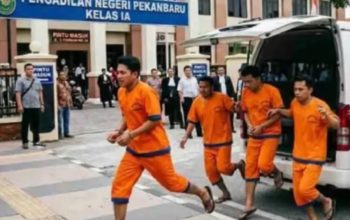 Enam Tahanan Kabur Saat Akan Dibawa Sidang di Pekanbaru, Empat Berhasil Ditangkap Kembali