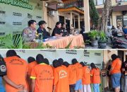 Polresta Pekanbaru Ungkap Dua Komplotan Curanmor, 11 Tersangka Ditangkap dan 32 Sepeda Motor Diamankan