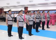 Kapolda Riau Pimpin Sertijab Dirintelkam, Kabid Humas, dan Empat Kapolres, Tekankan Regenerasi Kepemimpinan Polri