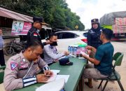 Cegah Kecelakaan, Ditlantas Polda Riau dan BPTD Gelar Ramp Check Truk Angkutan di Pekanbaru