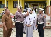 Ditlantas Polda Riau Edukasi Siswa SMAN 19 Pekanbaru Lewat Police Goes to School
