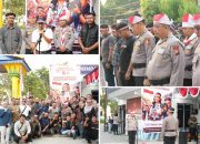 HUT ke-81 RI, Ditbinmas dan Bid Humas Polda Riau Bersama Insan Pers Satukan Semangat Merah Putih