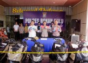 Polres Rokan Hulu Ungkap Enam Kasus Curanmor, Enam Kendaraan Dikembalikan kepada Korban