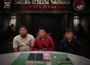 Tiga Pria Diamankan Polresta Pekanbaru, 12,46 Gram Sabu Disita dari Dua Lokasi