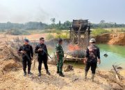 Operasi PETI Kuantan Merah Putih Presisi 2026, Polda Riau 525 Rakit Dimusnahkan di Kuantan Singingi