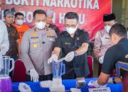 Hampir 1 Kg Sabu dan 229 Ekstasi Dimusnahkan, Polisi Bongkar Pengamanan Ketat Rumah Tersangka