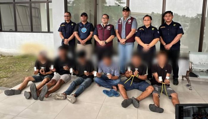 Operasi Sarang Narkoba di Pekanbaru, Enam Pria Positif Metamfetamin, 20 Paket Diduga Sabu