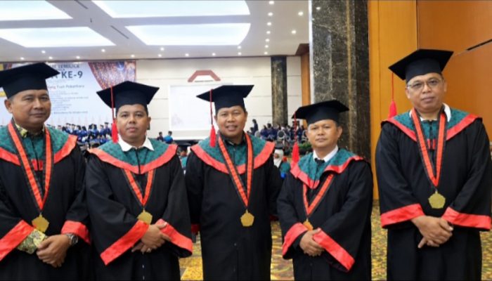 Wisuda S1 Hukum UHTP, Jadi Awal Pengabdian Sariaman Purba dan Tarmizi di Bidang Hukum